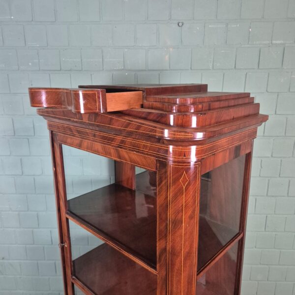 Vitrine Servieskast Biedermeier 1830 Mahonie - Afbeelding 7
