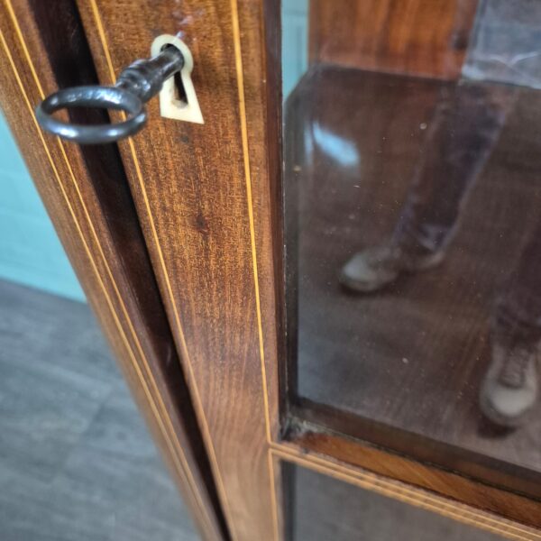 Vitrine Servieskast Biedermeier 1830 Mahonie - Afbeelding 8