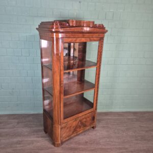 Vitrine Servieskast Biedermeier 1830 Mahonie