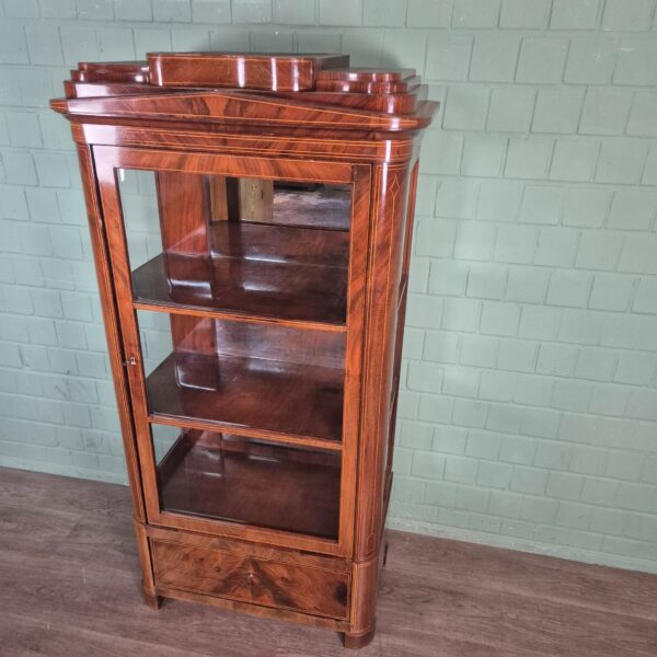 Vitrine Servieskast Biedermeier 1830 Mahonie - Afbeelding 5