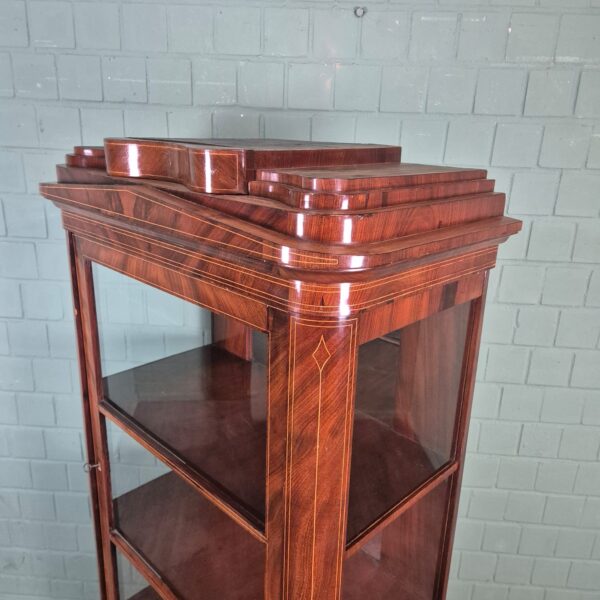 Vitrine Servieskast Biedermeier 1830 Mahonie - Afbeelding 6