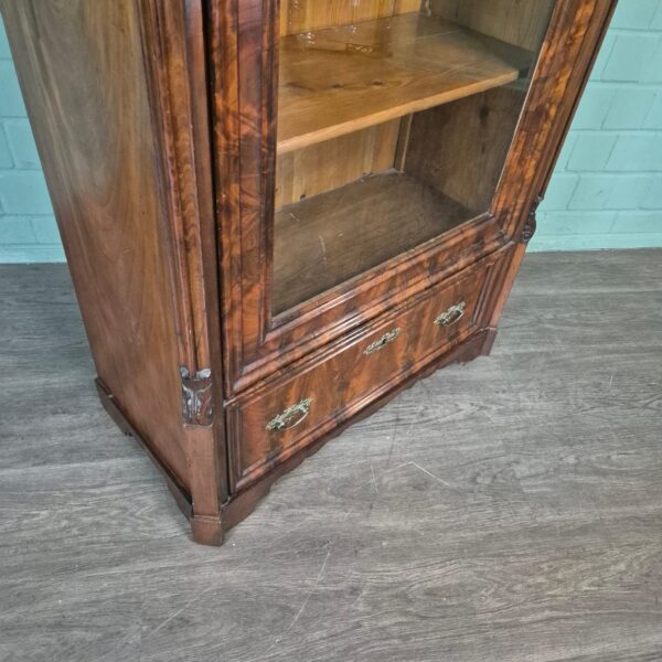 Vitrine Servieskast Biedermeier 1860 Mahonie - Afbeelding 6
