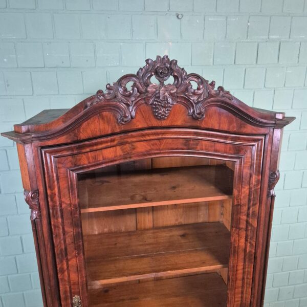 Vitrine Servieskast Biedermeier 1860 Mahonie - Afbeelding 10