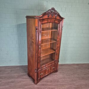 Vitrine Servieskast Biedermeier 1860 Mahonie