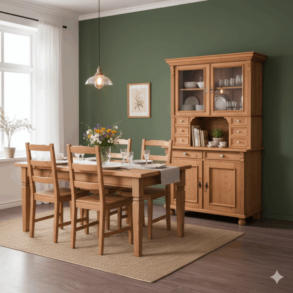 Buffetkast Kast Gründerzeit 1880 Grenen - Afbeelding 2