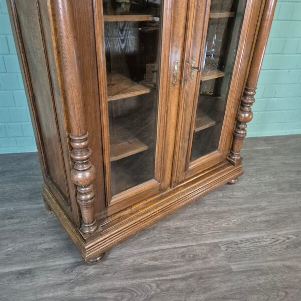 Vitrine Servieskast Gründerzeit 1880 Eiken - Afbeelding 10