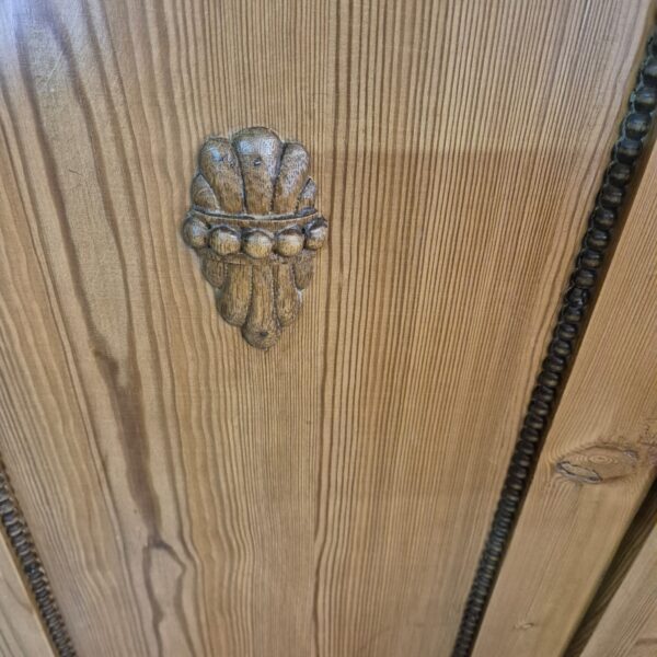 Kast Kledingkast Jugendstil 1900 Grenen - Afbeelding 10