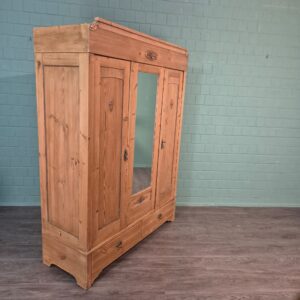Kast Kledingkast Jugendstil 1900 Grenen