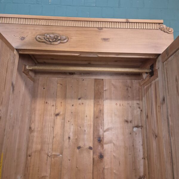 Kast Kledingkast Jugendstil 1900 Grenen - Afbeelding 17