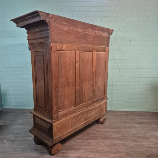 Kast Kledingkast Historisme 1880 Eiken - Afbeelding 24