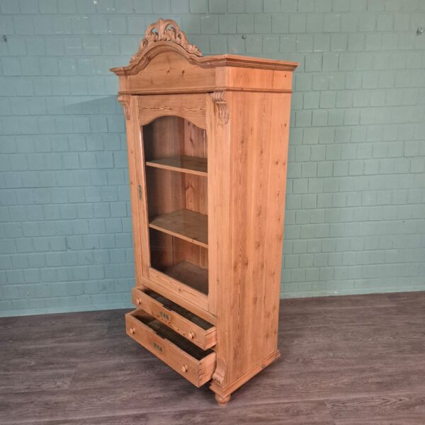 Vitrine Servieskast Gründerzeit 1880 Grenen - Afbeelding 11