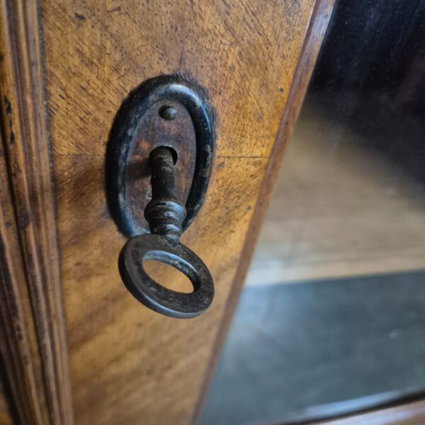 Vitrine Servieskast Gründerzeit 1880 Mahonie - Afbeelding 7