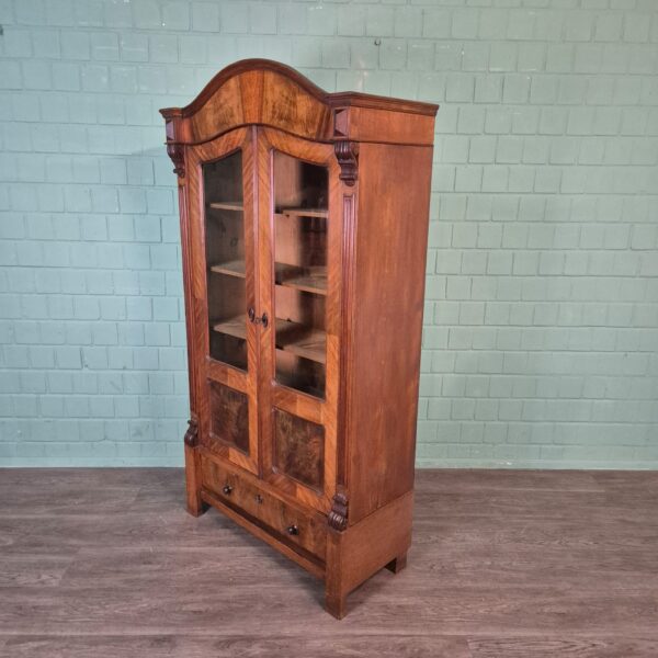 Vitrine Servieskast Gründerzeit 1880 Mahonie - Afbeelding 5