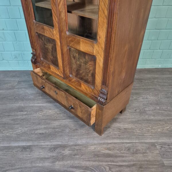 Vitrine Servieskast Gründerzeit 1880 Mahonie - Afbeelding 11