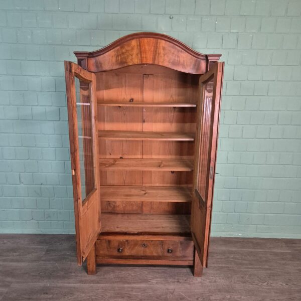 Vitrine Servieskast Gründerzeit 1880 Mahonie - Afbeelding 8