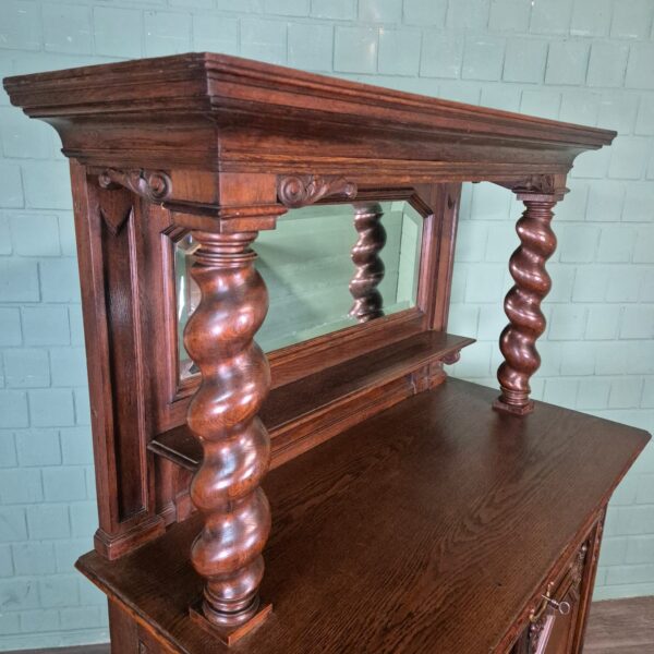 Kast Neo-barok 1920 Eiken - Afbeelding 5
