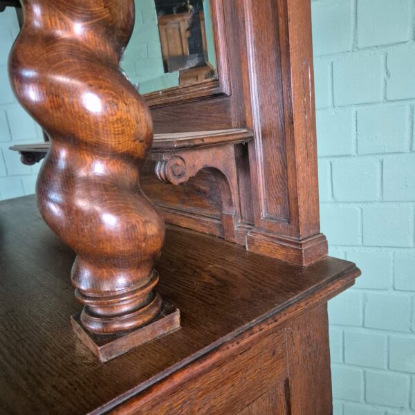 Kast Neo-barok 1920 Eiken - Afbeelding 11