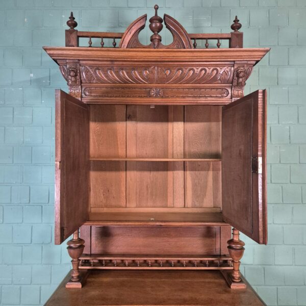 Buffetkast Kast Gründerzeit 1880 Eiken - Afbeelding 17