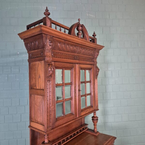 Buffetkast Kast Gründerzeit 1880 Eiken - Afbeelding 5