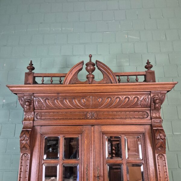 Buffetkast Kast Gründerzeit 1880 Eiken - Afbeelding 14