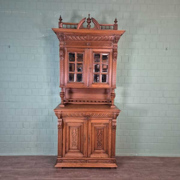 Buffetkast Kast Gründerzeit 1880 Eiken - Afbeelding 3