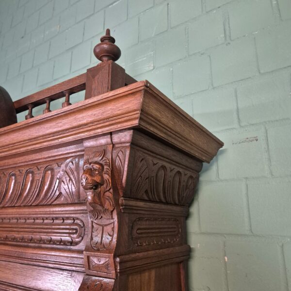 Buffetkast Kast Gründerzeit 1880 Eiken - Afbeelding 12