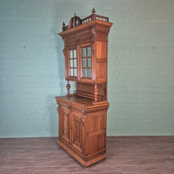 Buffetkast Kast Gründerzeit 1880 Eiken - Afbeelding 4