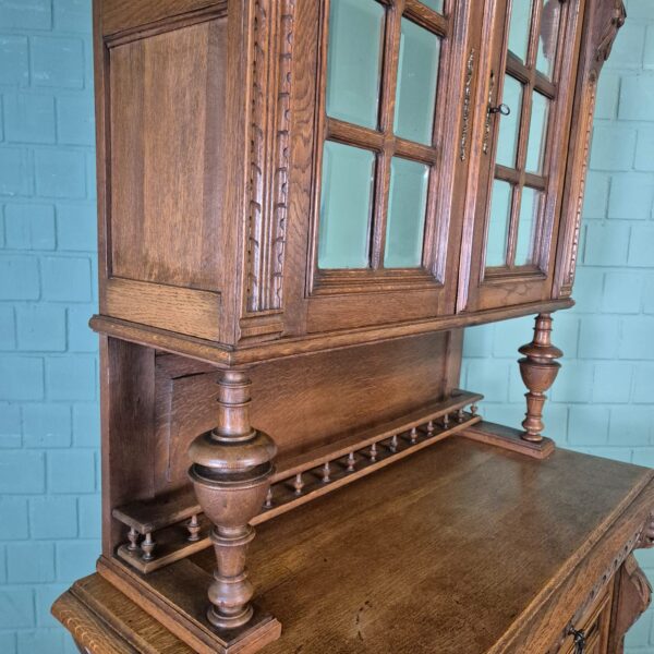 Buffetkast Kast Gründerzeit 1880 Eiken - Afbeelding 7