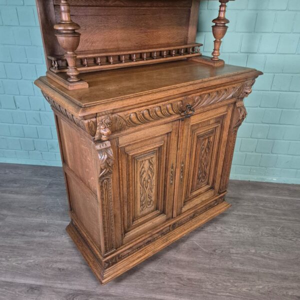 Buffetkast Kast Gründerzeit 1880 Eiken - Afbeelding 8