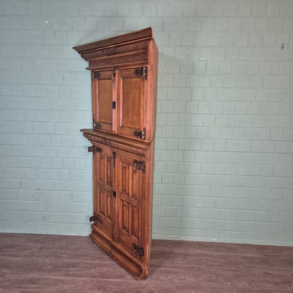 Hoekkast Neo-barok Eiken 1,20 m - Afbeelding 4