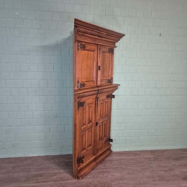 Hoekkast Neo-barok Eiken 1,20 m - Afbeelding 3