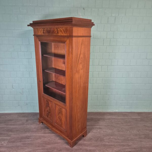 Vitrine Boekenkast Jugendstil 1920 Mahonie - Afbeelding 4