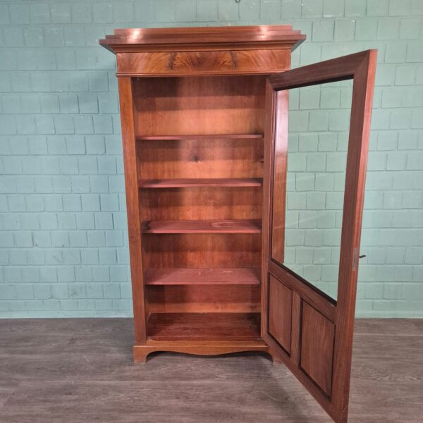 Vitrine Boekenkast Jugendstil 1920 Mahonie - Afbeelding 10