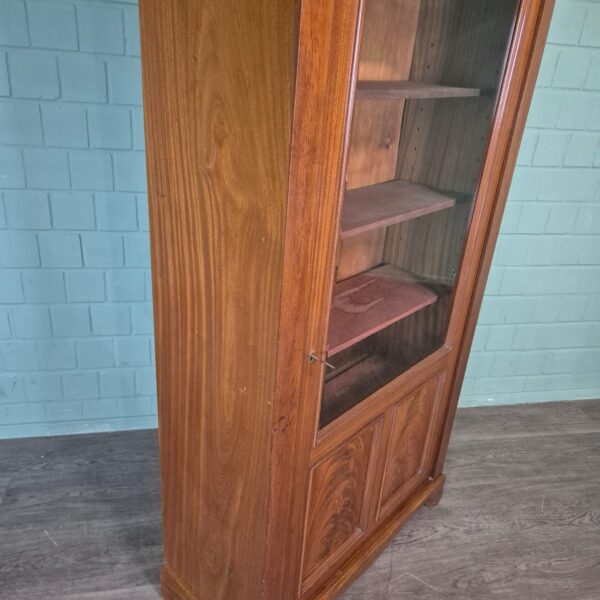 Vitrine Boekenkast Jugendstil 1920 Mahonie - Afbeelding 6