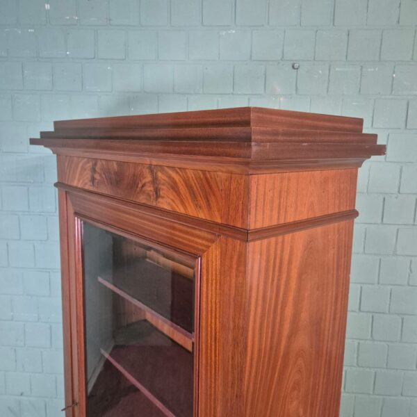Vitrine Boekenkast Jugendstil 1920 Mahonie - Afbeelding 9