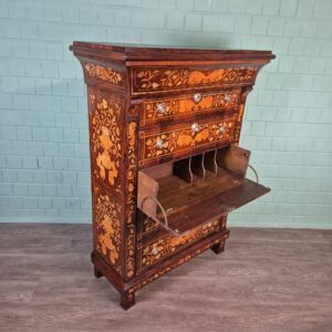 Secretaire Ladenkast Biedermeier 1790 Mahonie