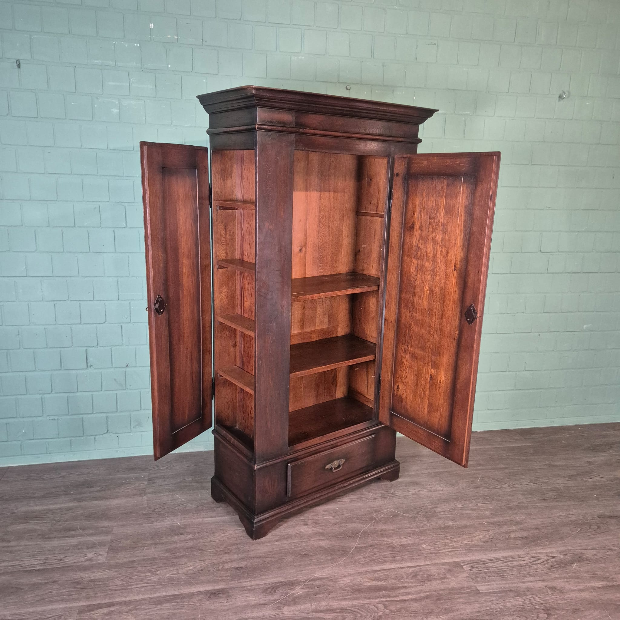 Kast Kledingkast Eiken 1,00 m - Afbeelding 17