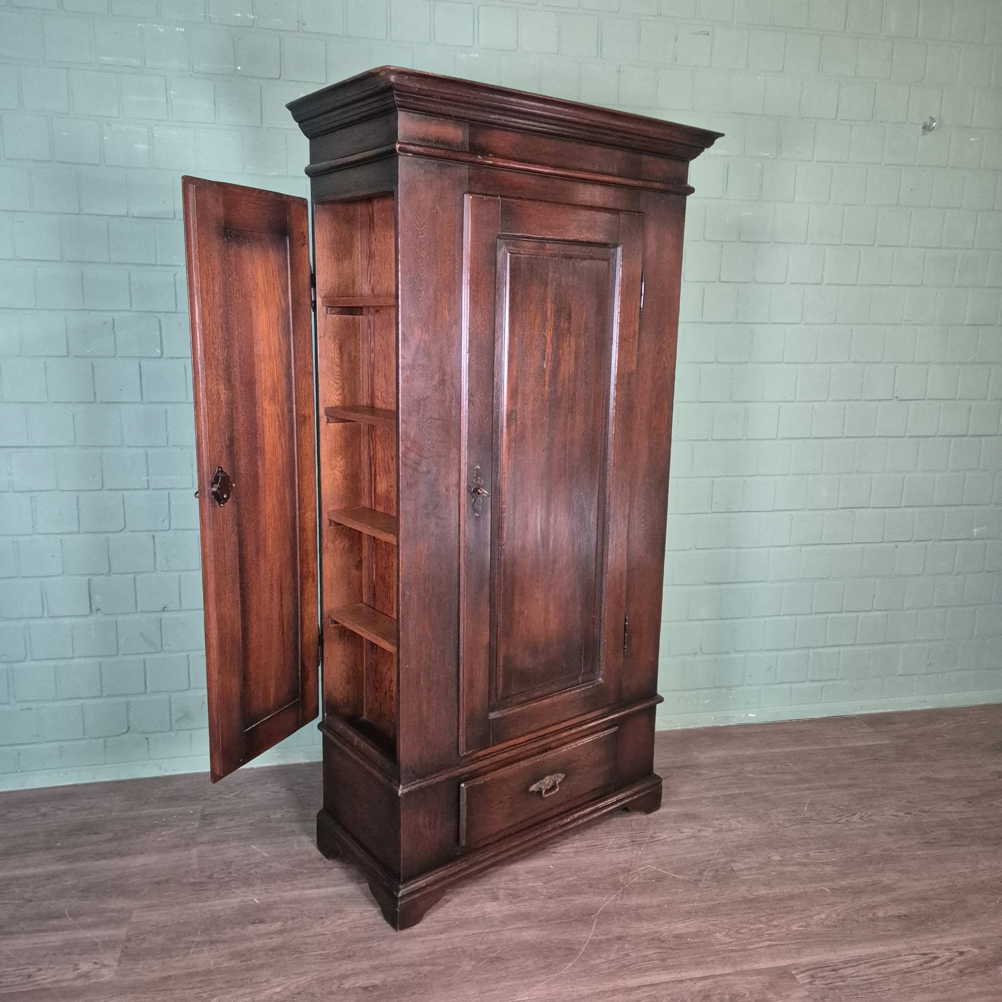 Kast Kledingkast Eiken 1,00 m - Afbeelding 14