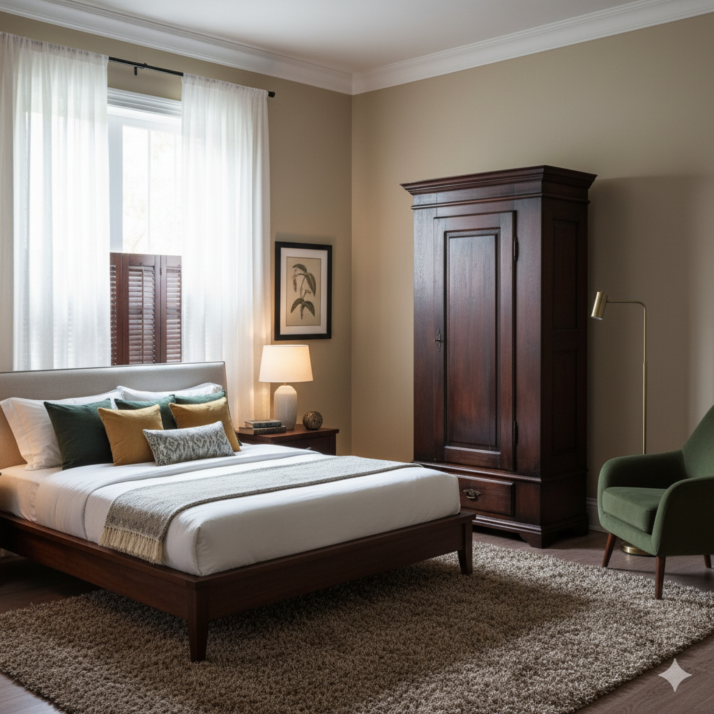 Kast Kledingkast Eiken 1,00 m - Afbeelding 2