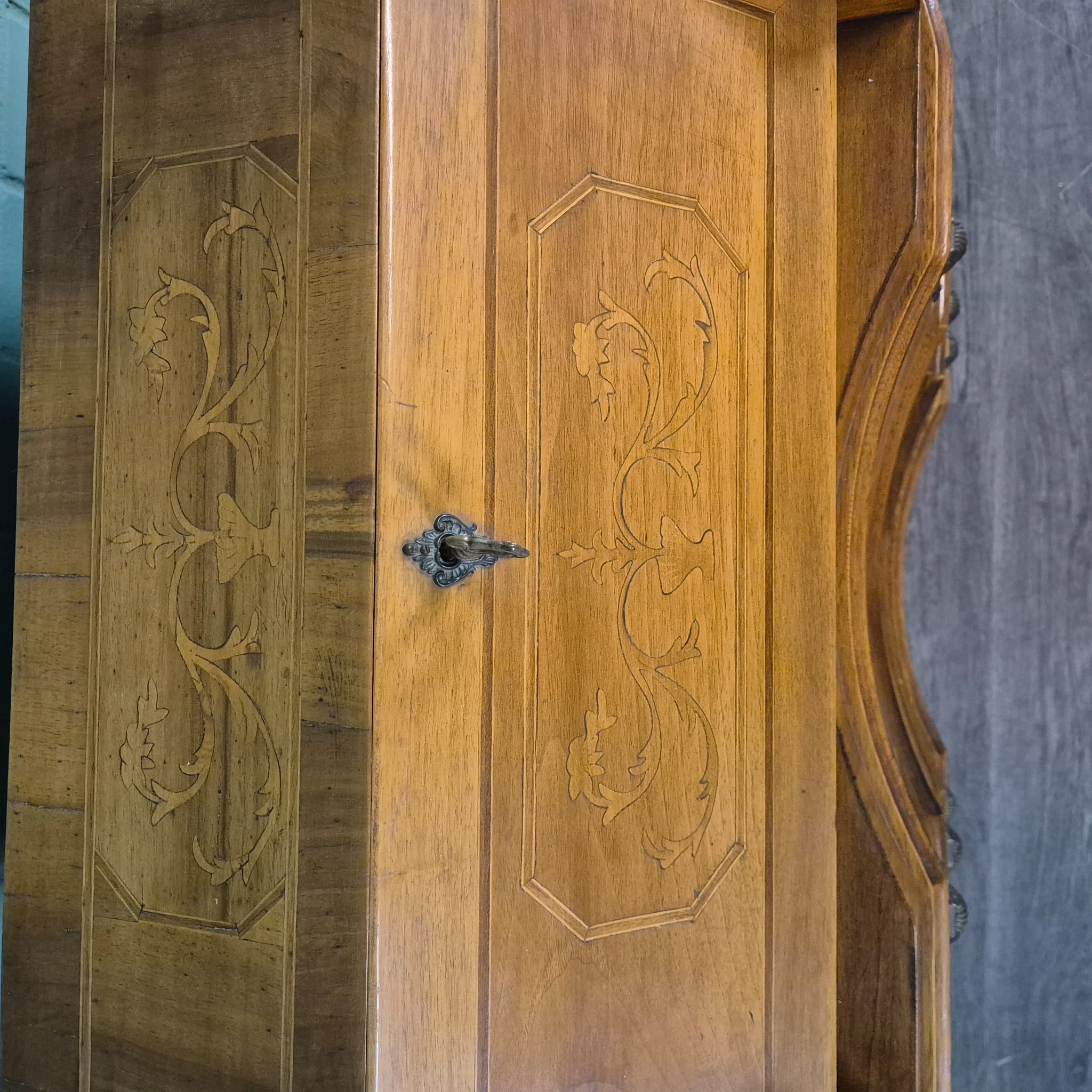 Secretaire Dames-secretaire Noten 0,87 m - Afbeelding 17