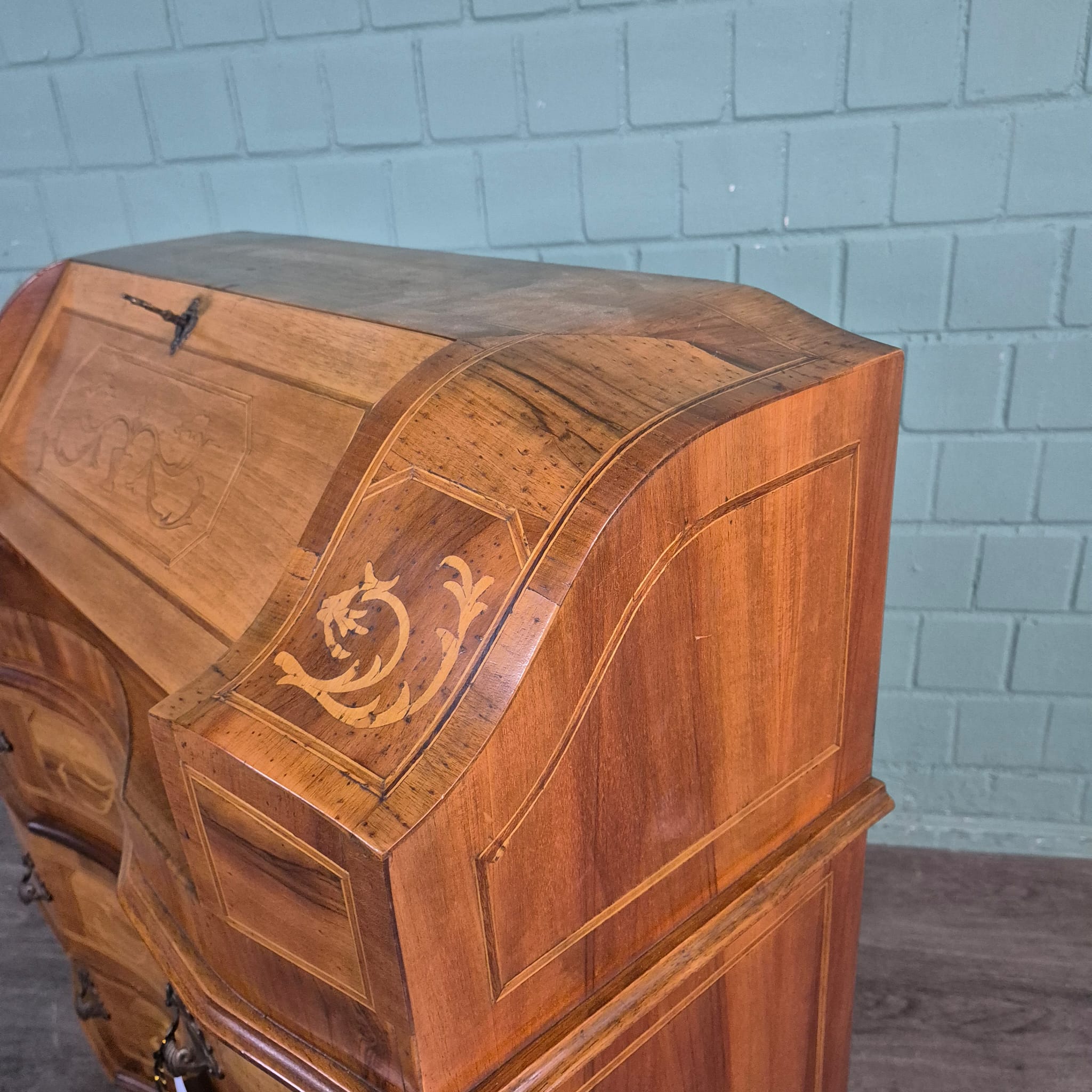 Secretaire Dames-secretaire Noten 0,87 m - Afbeelding 7