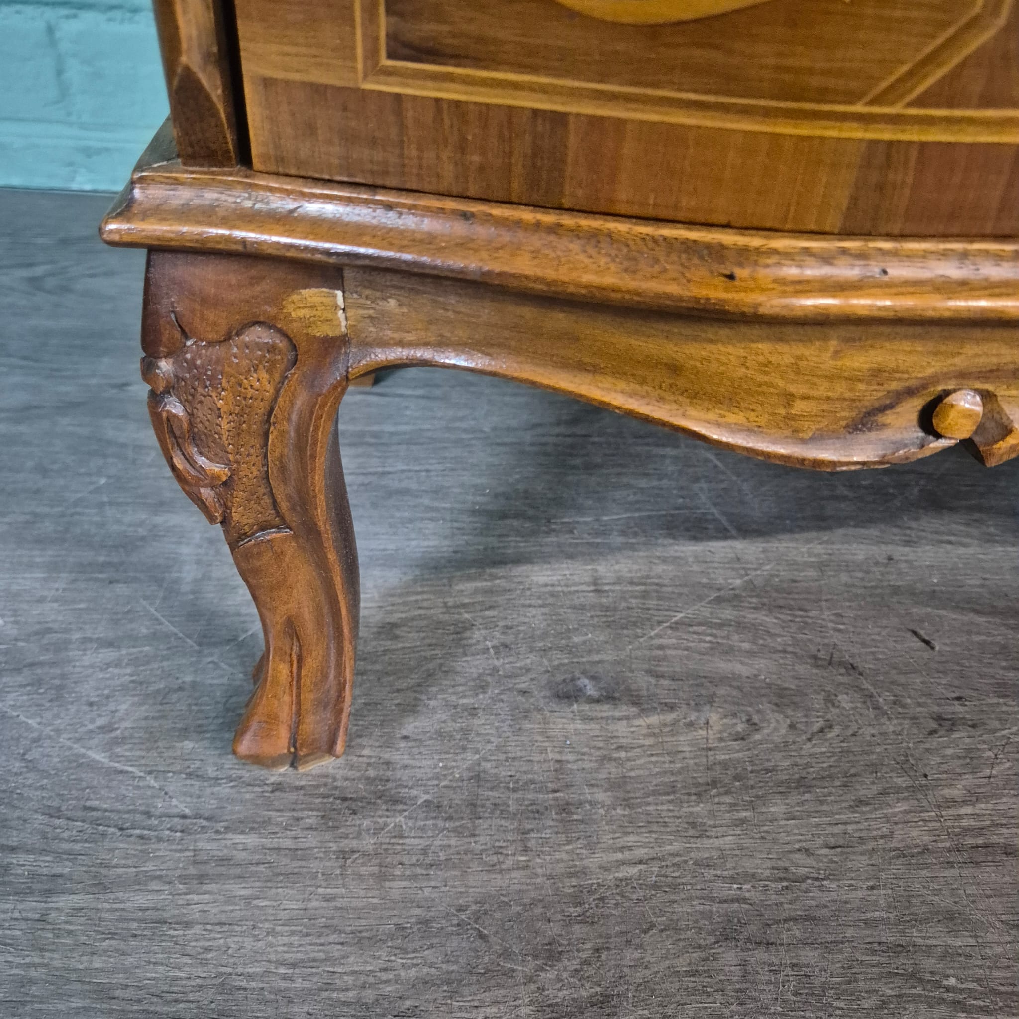 Secretaire Dames-secretaire Noten 0,87 m - Afbeelding 11