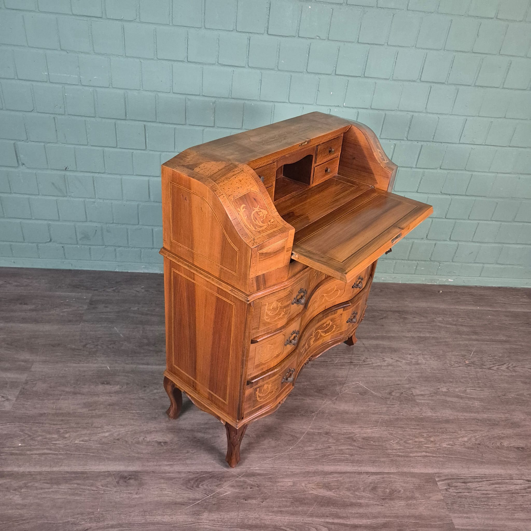 Secretaire Dames-secretaire Noten 0,87 m - Afbeelding 13