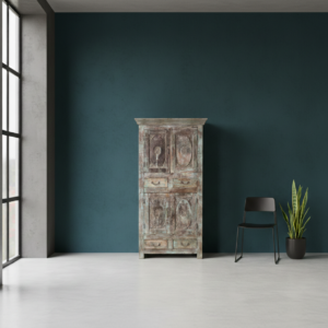 Kast Massief Hout Shabby-Chic 1,00 m