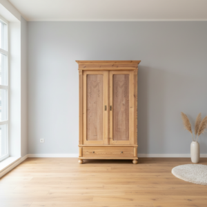 Kast Kledingkast Jugendstil 1900 Grenen