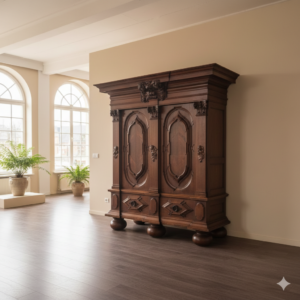 Kast Kledingkast Historisme 1880 Eiken
