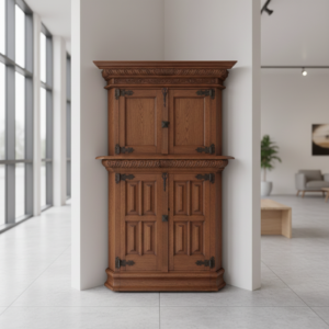 Hoekkast Neo-barok Eiken 1,20 m