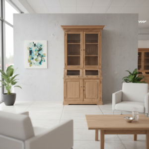 Buffetkast Vitrine 1,25 m Teak