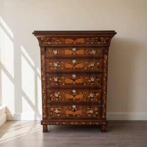 Secretaire Ladenkast Biedermeier 1790 Mahonie