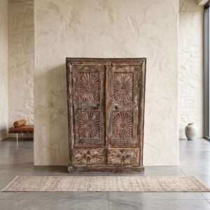 Kast Massief Hout Shabby-Chic 0,85 m